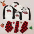 Family Matching Mama&Papa Bear Plaid Print Pajamas Sets